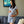 Pijama de maternidad y lactancia •Palmas azul• Algodón